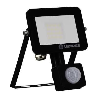 Reflektor LED 10W+PIR 6500K BK LEDVANCE FL EFFECT 10W/6500K SENSOR BK 900lm IP65