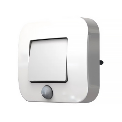 Svietidlo nočné LED OSRAM LUNETTA HALL WH do zásuvky s pohybovým senzorom