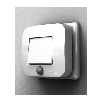 Svítilna noční LED OSRAM LUNETTA HALL WH do zásuvky s pohybovým senzorem