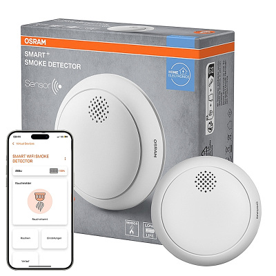Detektor dymu OSRAM SMART WIFI SMOKE DETECTOR
