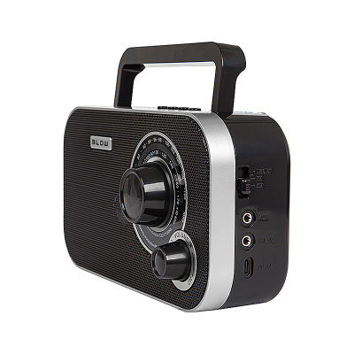 Rádio prenosné BLOW RA12 čierno-strieborné multimediálne