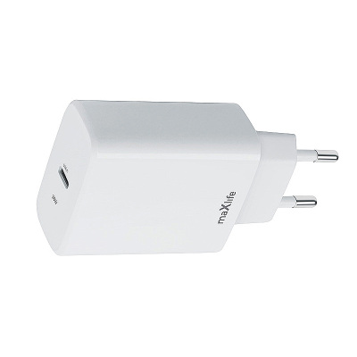 Adaptér 1xUSBC 230V/5V 3A USBC biely MAXLIFE MXTC-10-20C 20W