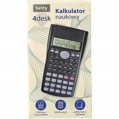 Kalkulačka vedecká SETTY SKN-01 (15,8x8,4x1,6cm)