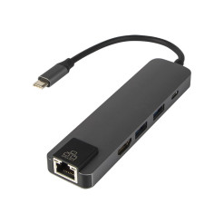 Redukcia USBC-USBC+HDMI+RJ45+2xUSBA