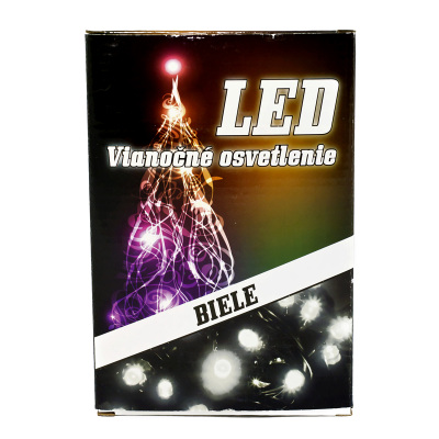Vianočná súprava 100ks/8 biele LED