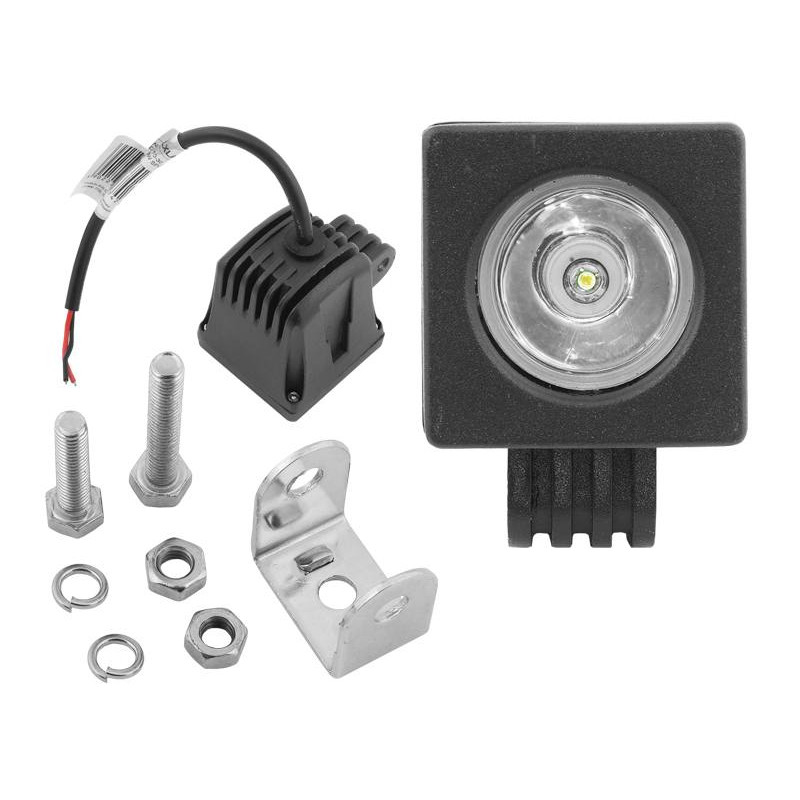 Reflektor LED 10W čierny IP65 10-30V LA206