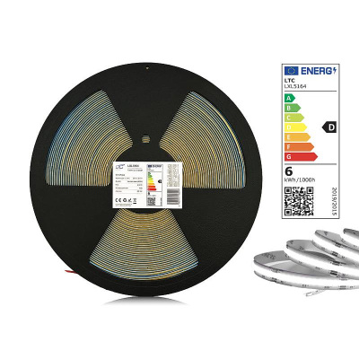 Pás LED LTC LXL5164 1100lm/m 4000K IP20 6W/m COB 12V (bal 25m)