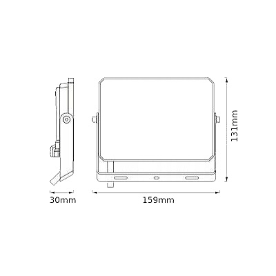 Reflektor LED 50W/4000K BK OSRAM FL LUX 50W/4000K BK 4500lm IP65