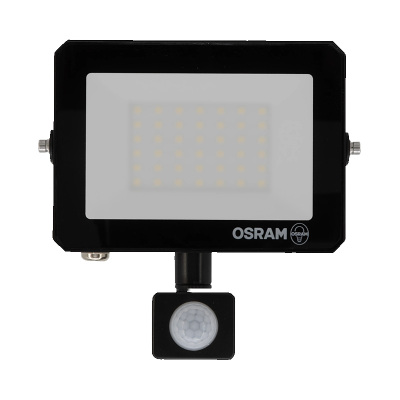 Reflektor LED 30W+PIR 4000K BK OSRAM FL LUX 30w/4000K SENSOR BK 2700lm IP65