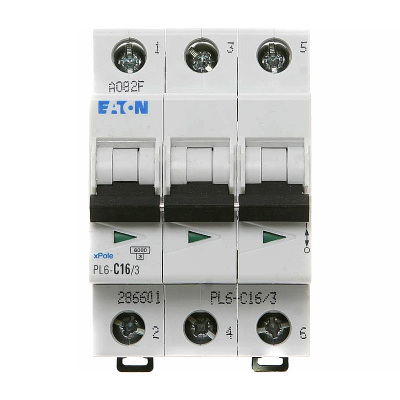 Jistič EATON PL6-C16/3 286601 6kA