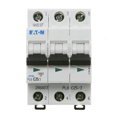 Jistič EATON PL6-C25/3 286603 6kA