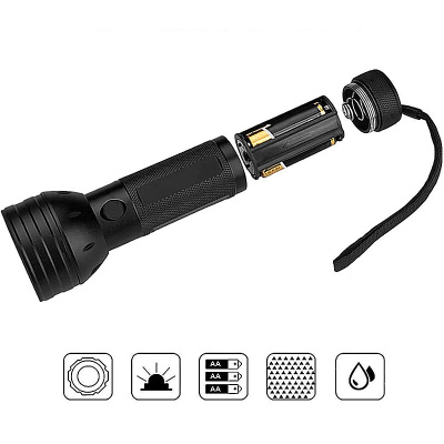 Svietidlo ručné LED 3xAA ZD152/UVA tester bankoviek a vytvrdzovanie lepidla