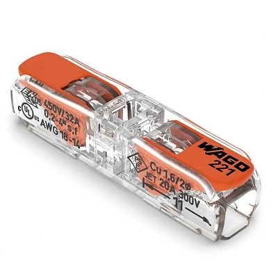 Svorka WAGO 1xLAN 221-2411 1x0,2x4mm