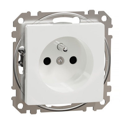 Jednozásuvka SCHNEIDER SEDNA SDD111012 biela