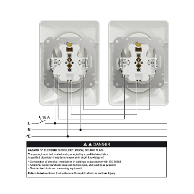 Dvojzásuvka SCHNEIDER SEDNA SDD311211C biela