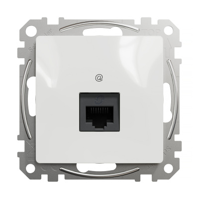 Dátová zásuvka 1xRJ45 Cat.5E UTP SCHNEIDER SEDNA SDD111451 biela