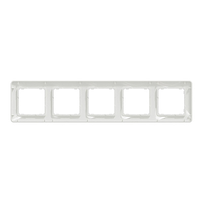 Päťrámček SCHNEIDER SEDNA SDD311805 biely