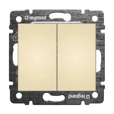 Vypínač lustrový č.5 LEGRAND VALENA 774305 béžový