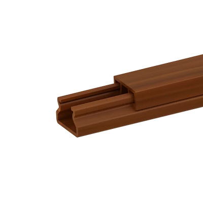 Žľab PVC 15x10 tmavé drevo