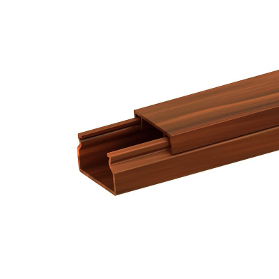 Žľab PVC 17x15 tmavé drevo