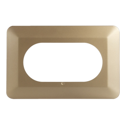 Kryt pod vypínač zlatý dvojitý ZAMEL OSX-220 ZLOTA