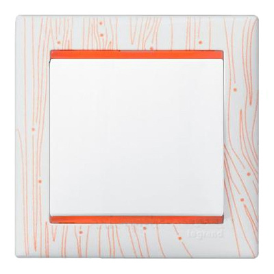 Jednorámeček LEGRAND VALENA 770441 Graph Ambar oranžový