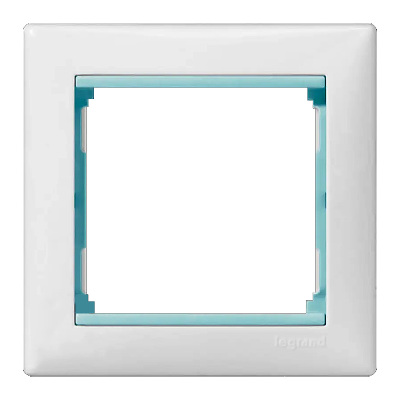 Jednorámček LEGRAND VALENA 774471 Biely/opálovomodrý