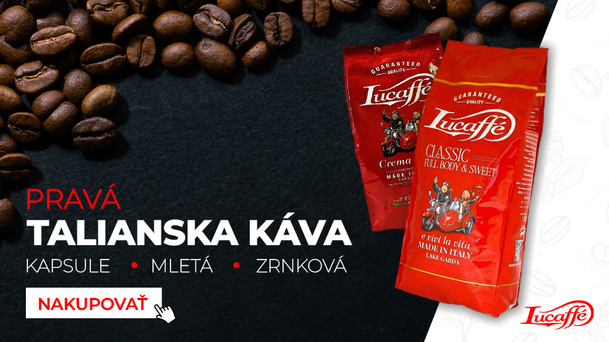Lucaffé - exkluzívna talianska káva - kapsule, mletá, zrnková