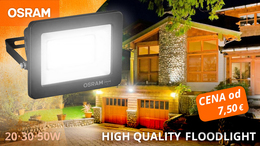 Vysoko kvalitné LED reflektory OSRAM